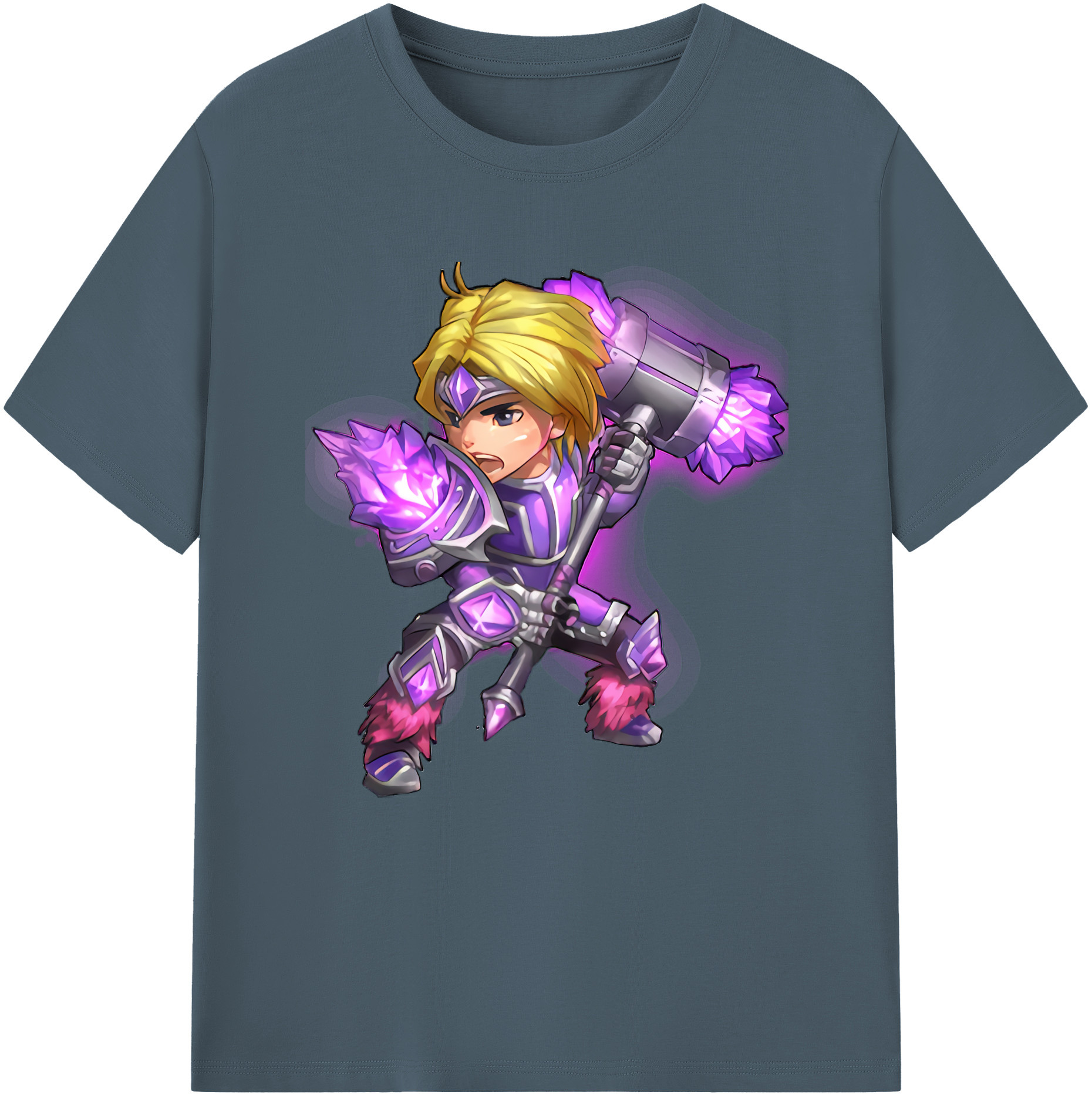 （画像用） リーグ・オブ・レジェンド League of Legends LOL 綿100％半袖Tシャツ（フロントプリント）